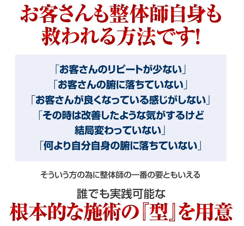 誰でも実践可能な最新の施術テンプレートを用意